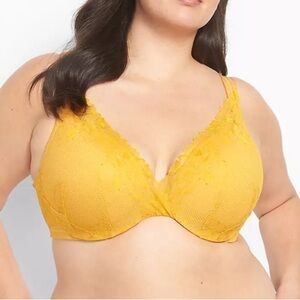 Cacique Boost Plunge Lace Bra 38 DDD
